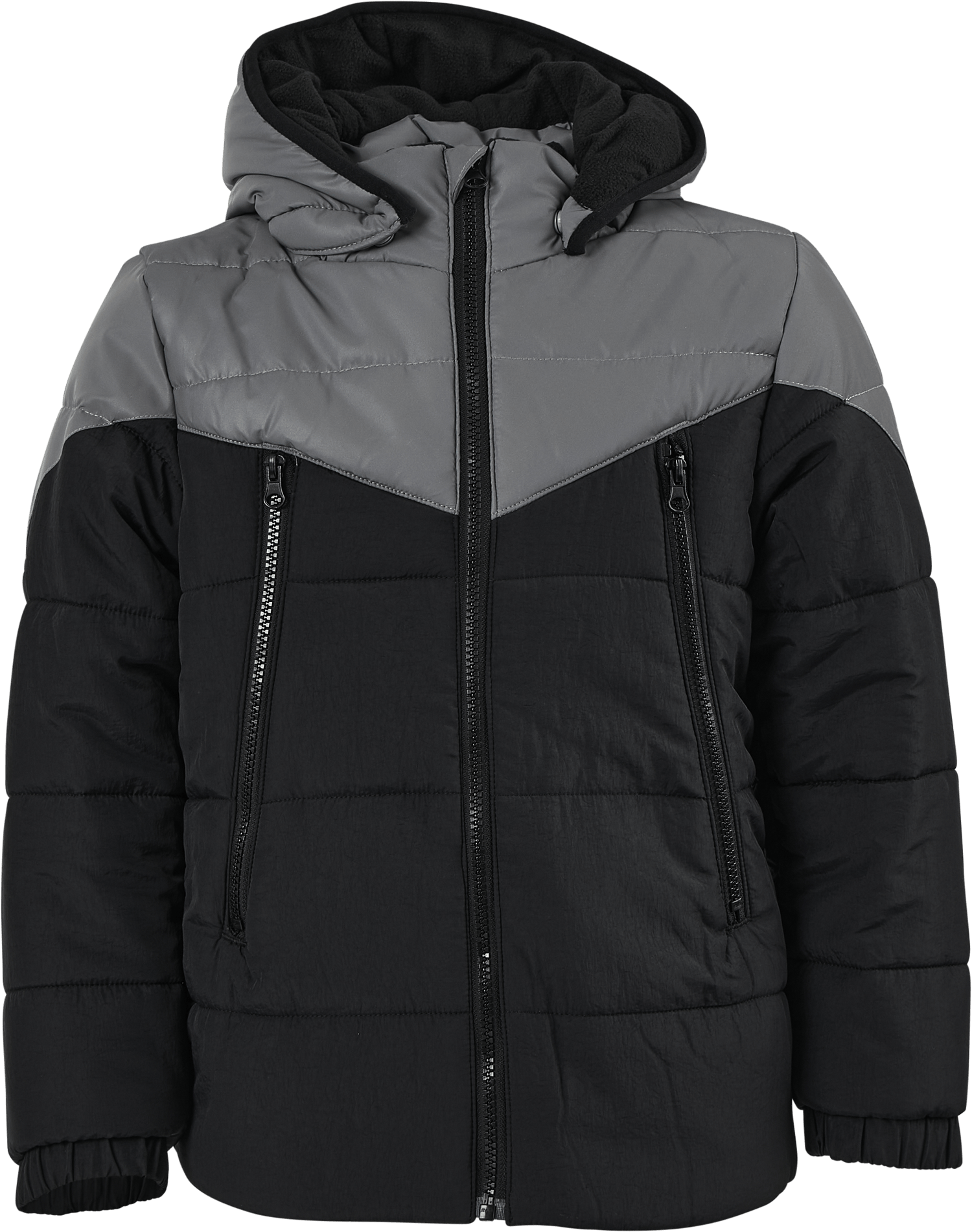 Nknmelvin Reflective Puffer Ja Black