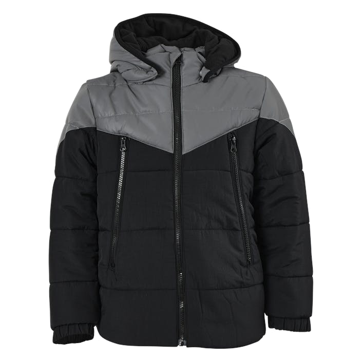 Nknmelvin Reflective Puffer Ja Black, Unisex, Apparels, jackets, Black, 116