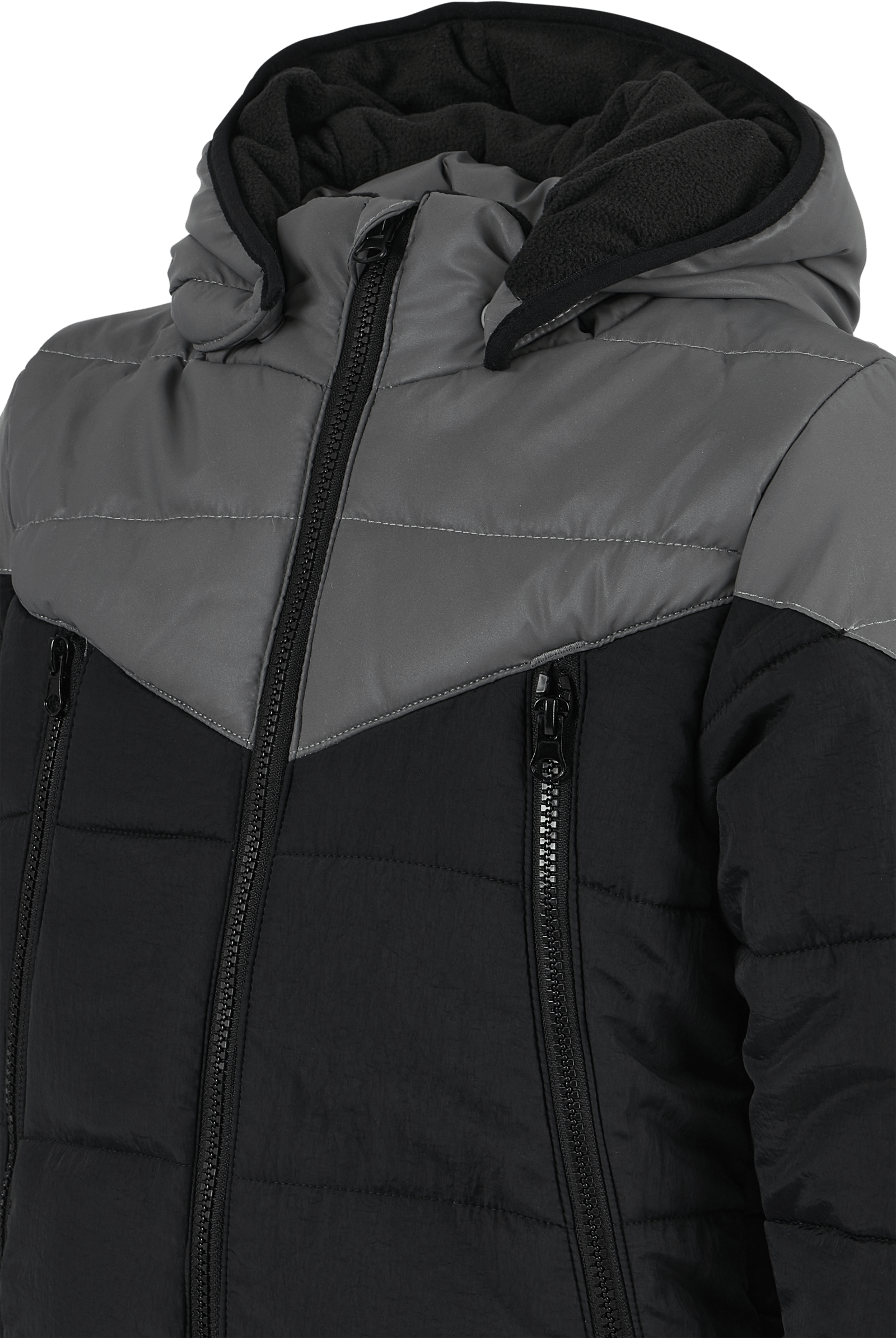 Nknmelvin Reflective Puffer Ja Black - Bild 4