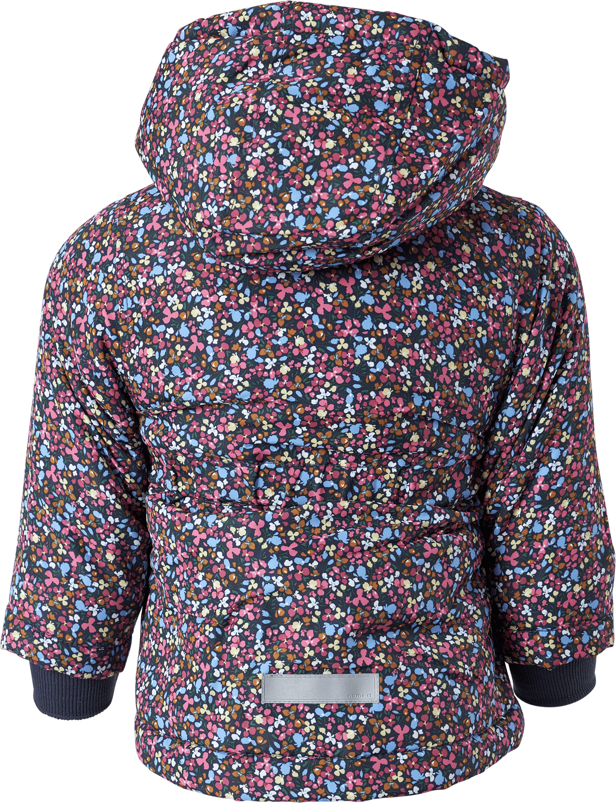 Nmfmaxi Jacket Petit Flower1 Odyssey Gray - Bild 3