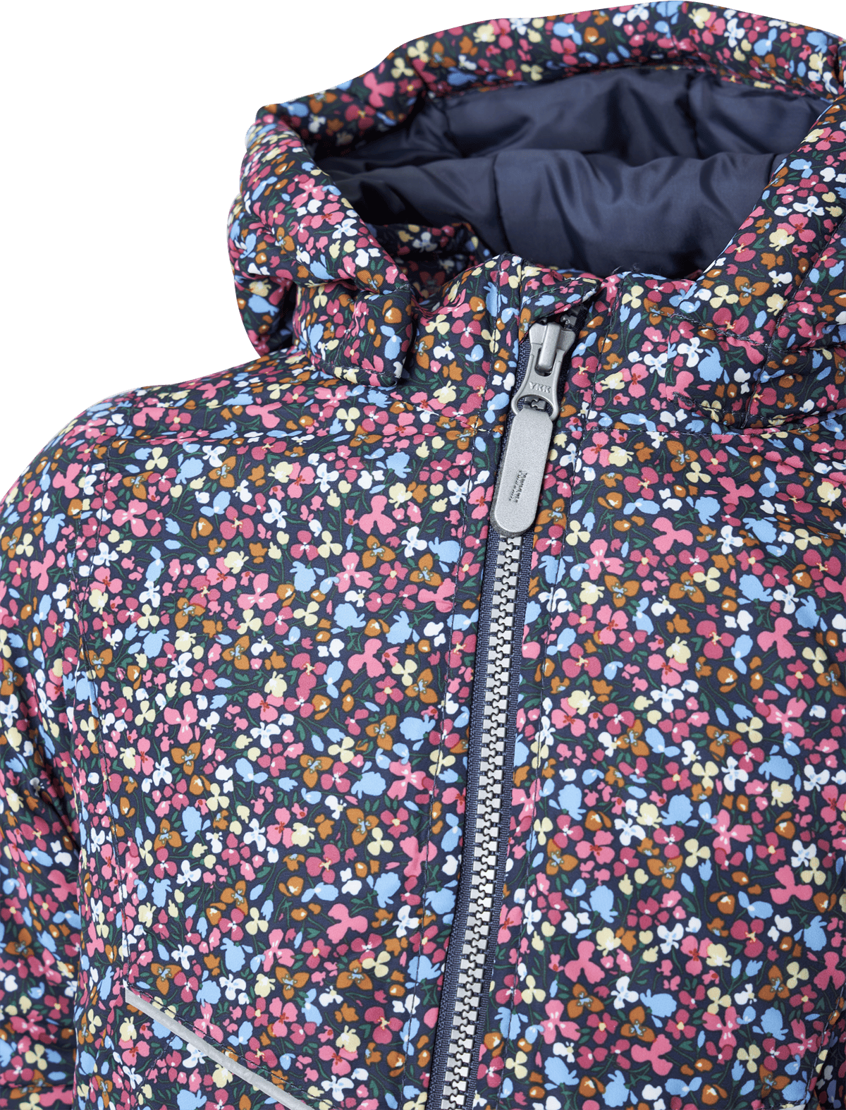 Nmfmaxi Jacket Petit Flower1 Odyssey Gray - Bild 4