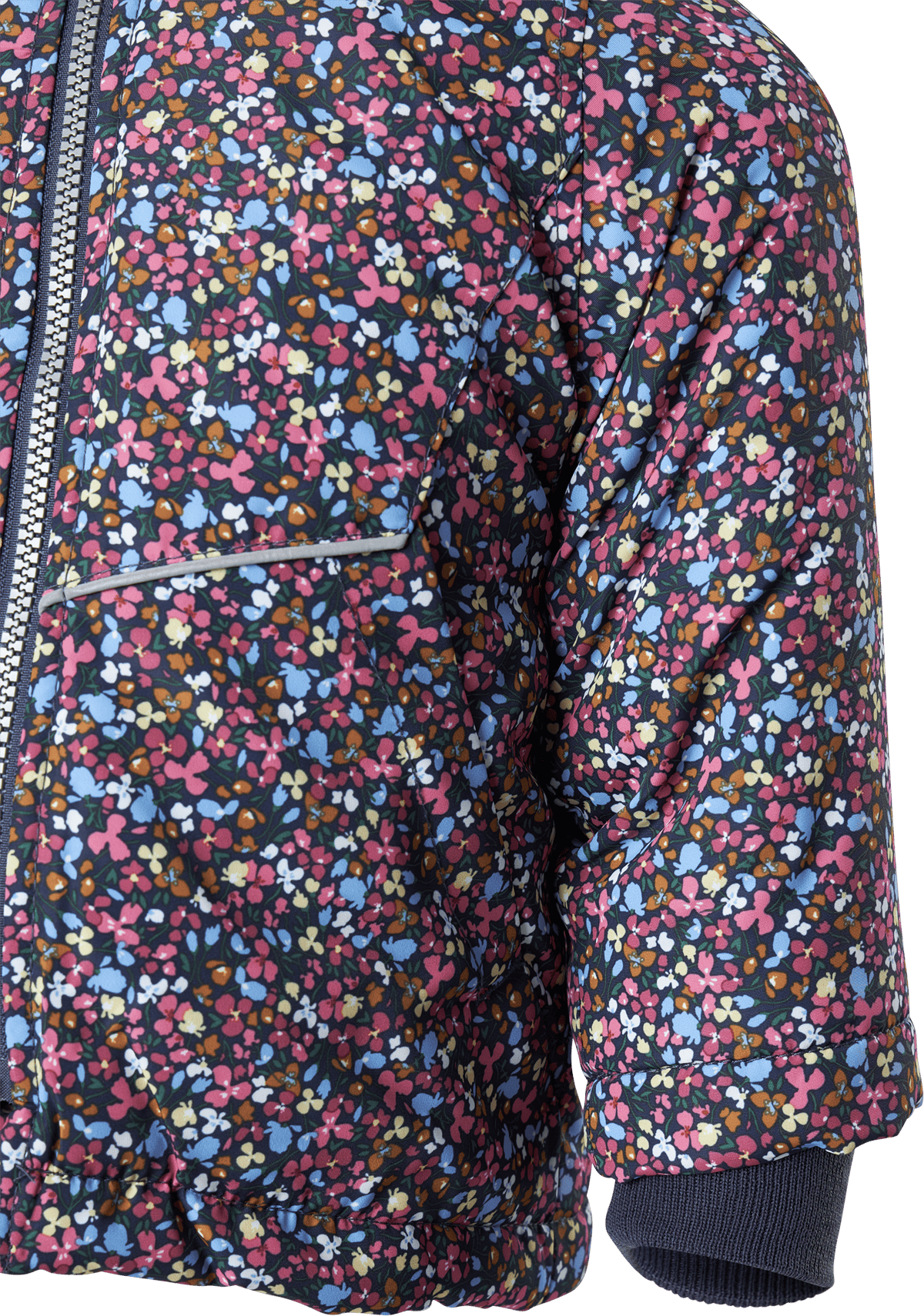 Nmfmaxi Jacket Petit Flower1 Odyssey Gray - Bild 5