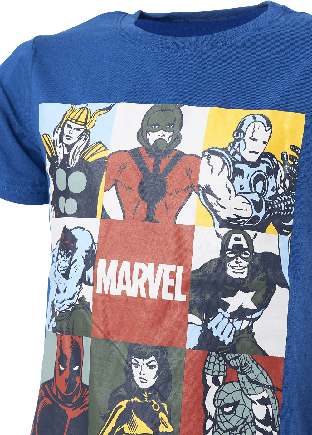 Nkmarthur Marvel Ss Top Mar Nouvean Navy - Bild 4