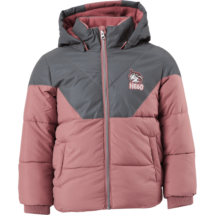 Nmfmaren Reflective Puffer Jac Nostalgia Rose