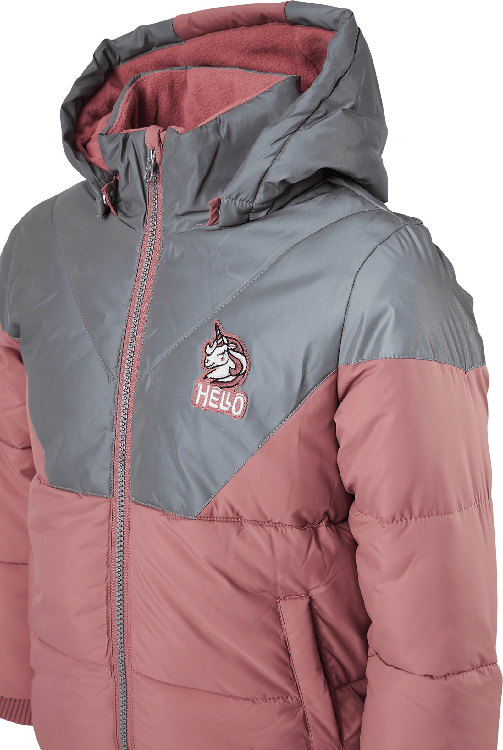 Nmfmaren Reflective Puffer Jac Nostalgia Rose - Bild 4