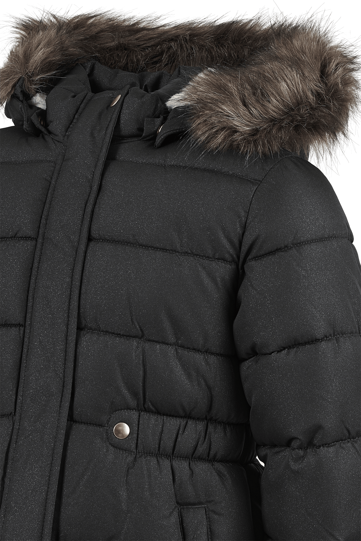 Nkfmerethe Jacket2 Glitter Black - Bild 4