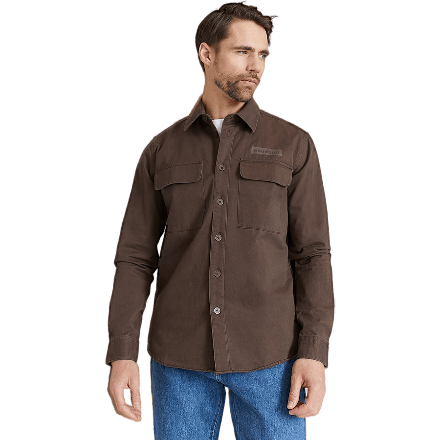 Hoxen Work Shirt Brown