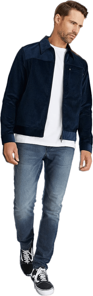 Eban 8w Zip Shirt 7000 Navy - Bild 4