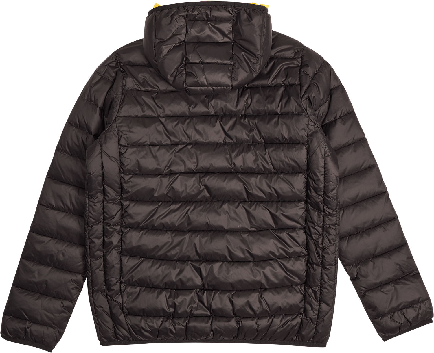 B.intl B Ouston Hooded Quilt Black/yellow - Bild 2