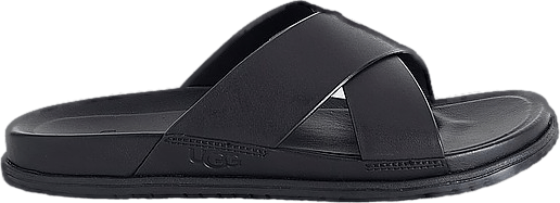 M Wainscott Slide Leather, Male, Shoes, Sandals and Slippers, Black, EU 40