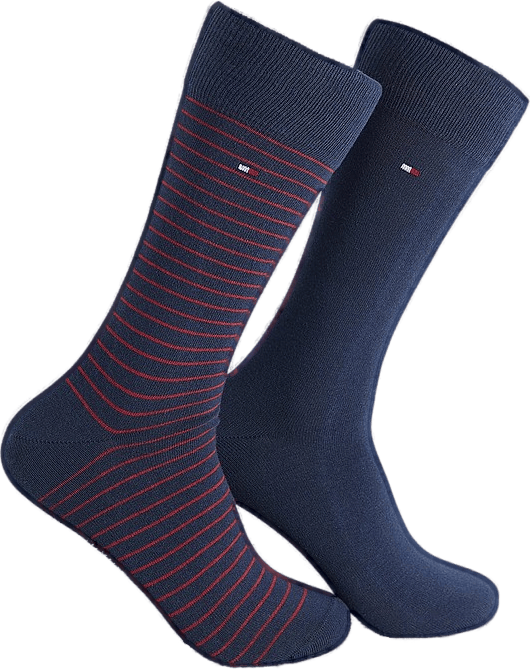Th Men Small Stripe Sock 2p Tommy Original