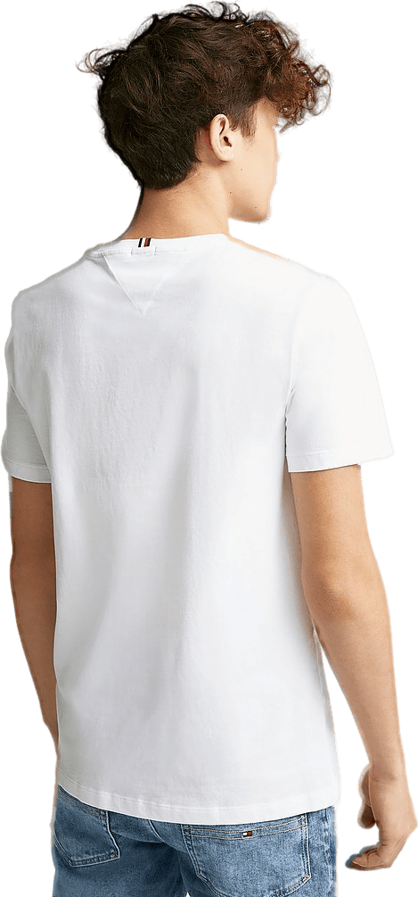 Hilfiger Over Print Tee S/s White