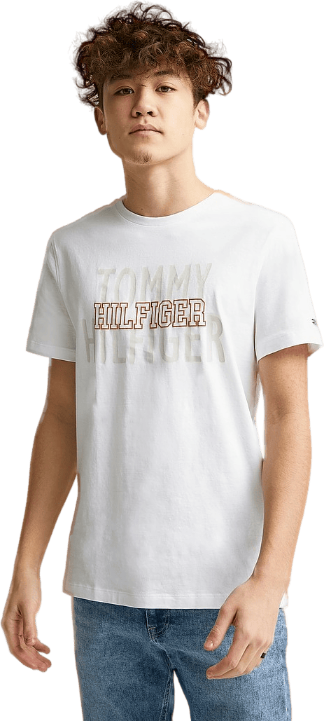 Hilfiger Over Print Tee S/s White - Bild 3