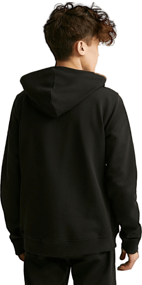 Tonal Aw Double Collar Hoodie Black - Bild 2