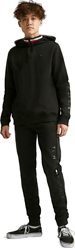 Tonal Aw Double Collar Hoodie Black - Bild 3