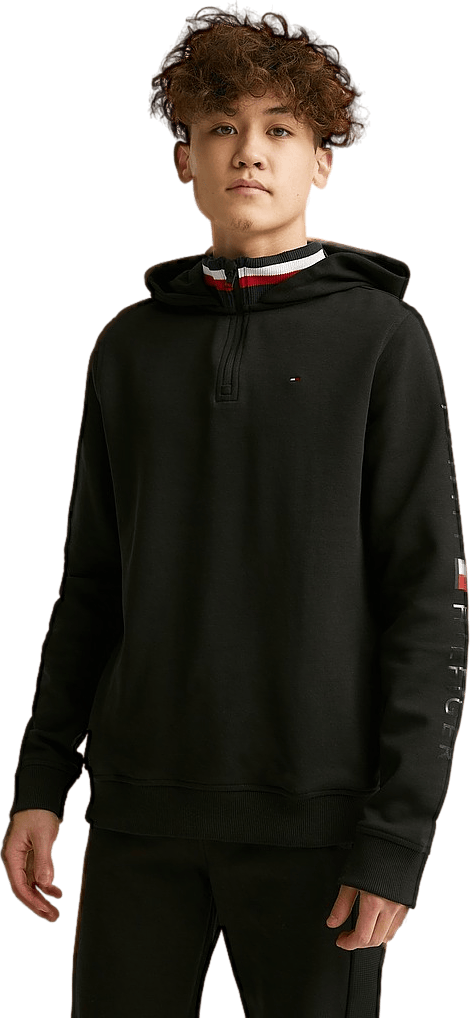 Tonal Aw Double Collar Hoodie Black - Bild 4