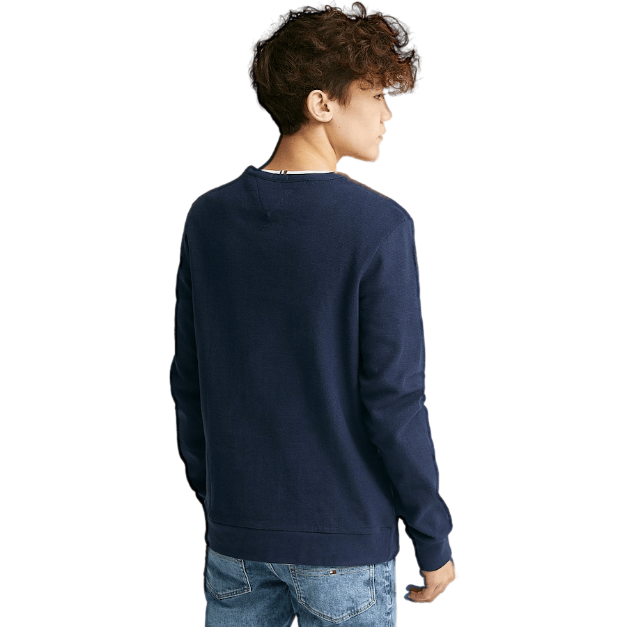 Waffle Tee L/s Twilight Navy