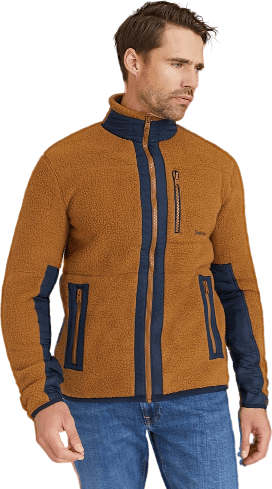 Timberland Mm Sherpa Fleece Jacket Rubber, Male, Apparels, jackets, L