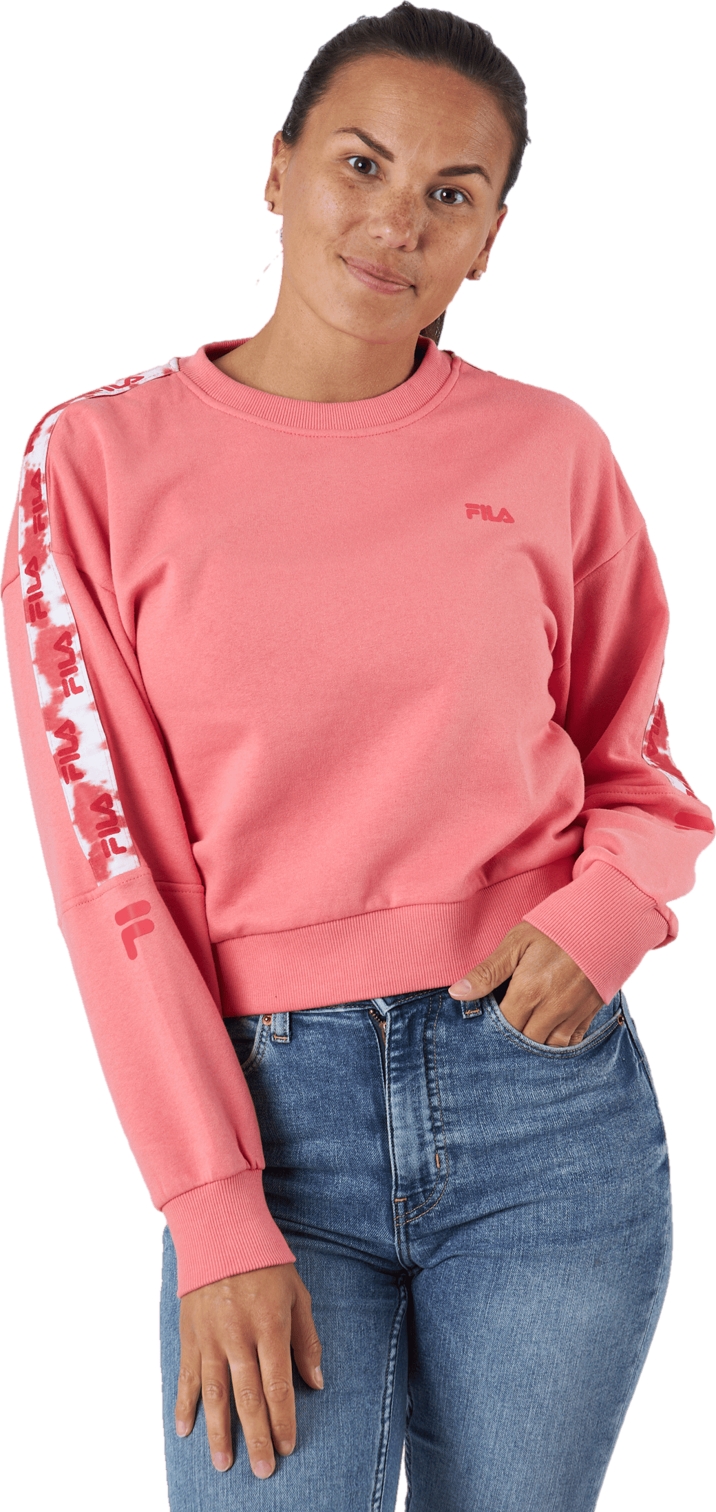 Bettens Cropped Crew Sweat 40021 – Tea Rose
