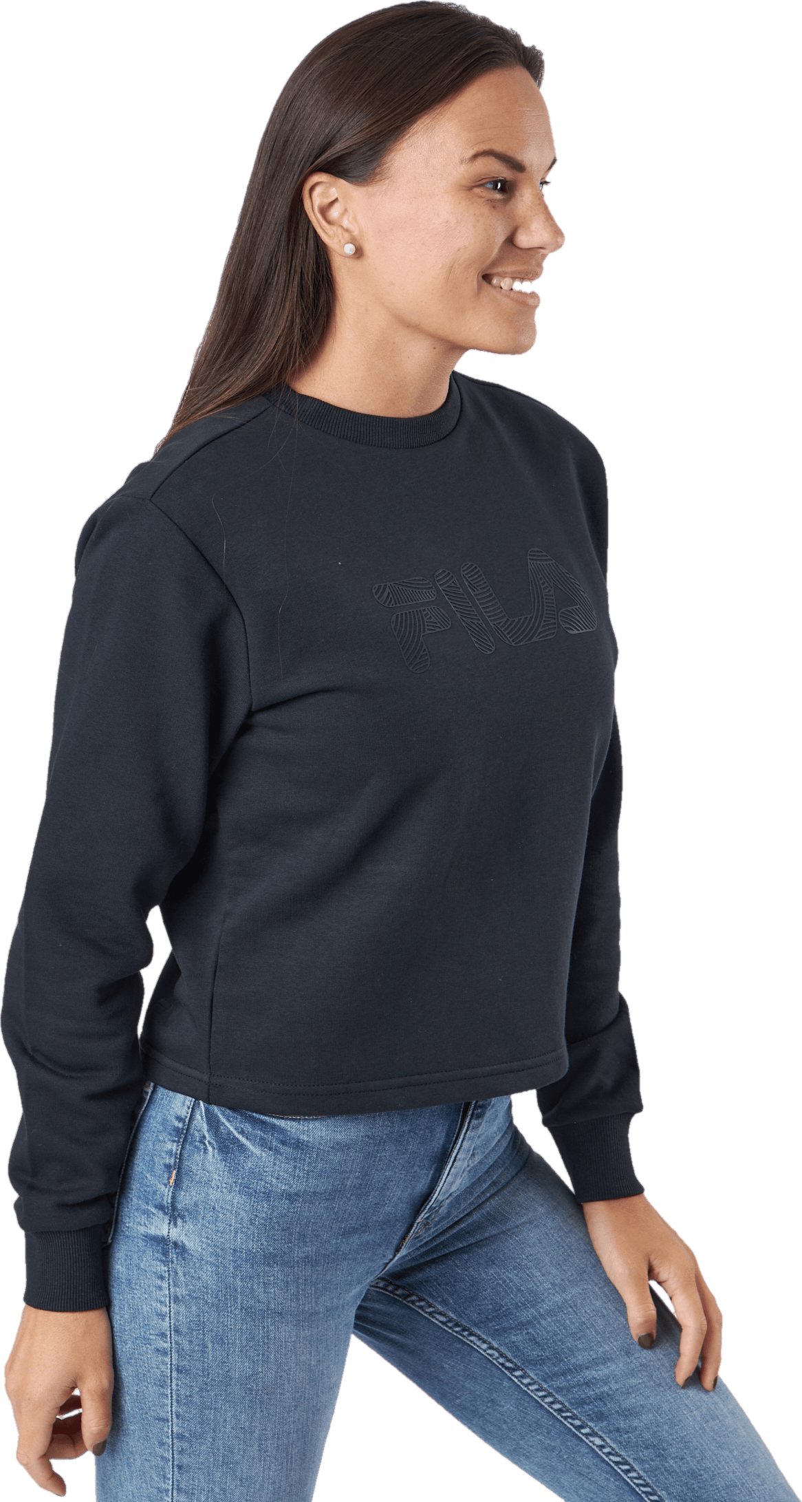 Bevaix Cropped Crew Sweat 80001 - Moonless Night - Bild 2