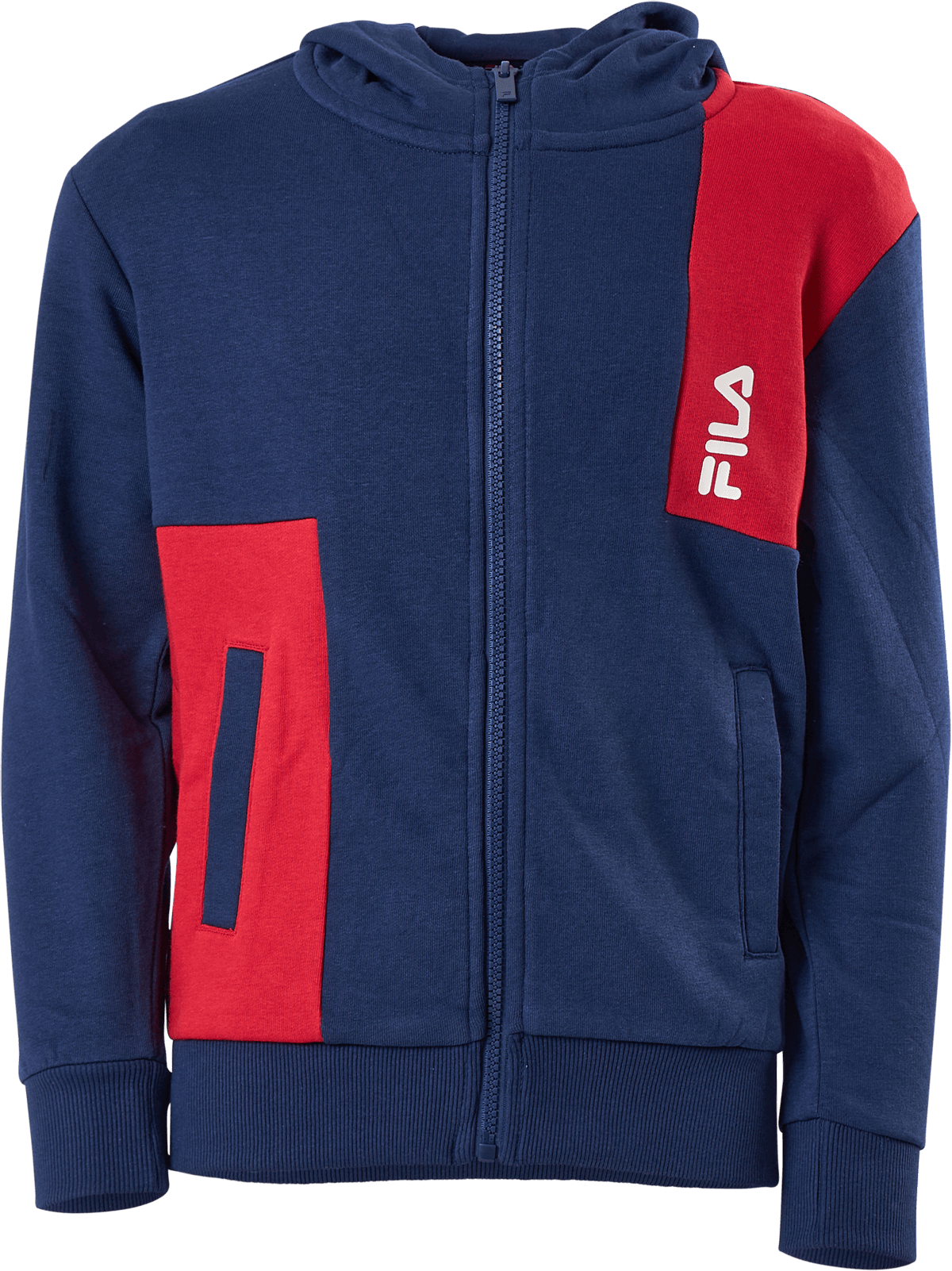 Bingöl Jacket With Hood 53002 - Medieval Blue-true Red, Unisex, Apparels, Shirts, Blue, 170/176