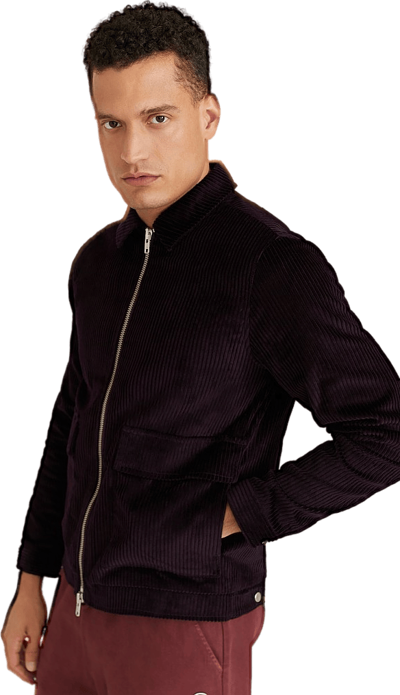Ortega Corduroy Jacket Purple
