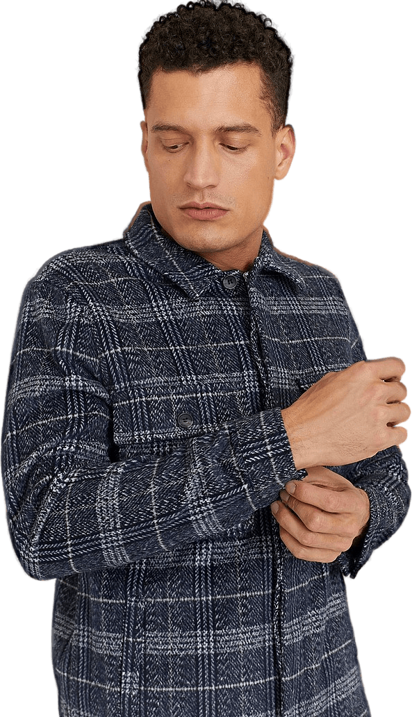 Monterey Check Overshirt Blue Check