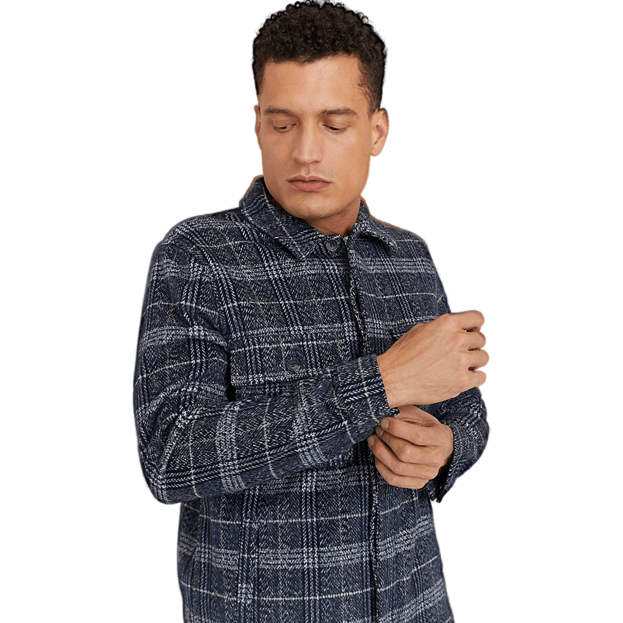 Monterey Check Overshirt Blue Check