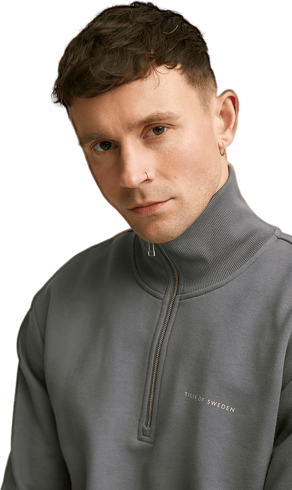 Marlon. Stone Grey, Male, Kläder, hoodies och sweatshirts, Grå, XL