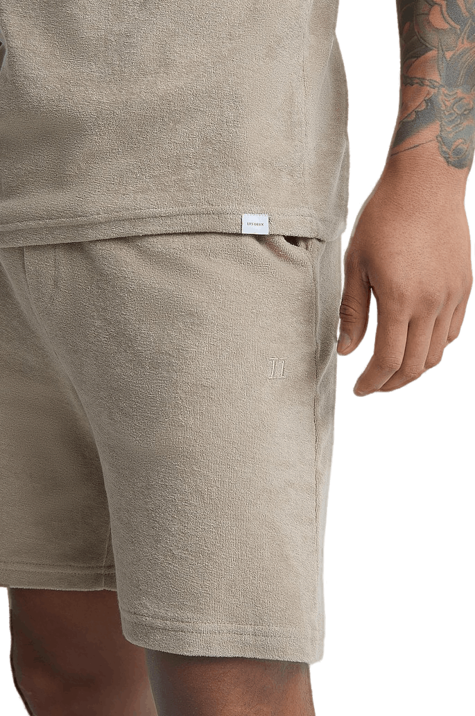 Stayhard X Les Deux - Towel Sw Dark Sand, Male, Kläder, Bottoms, Beige, S