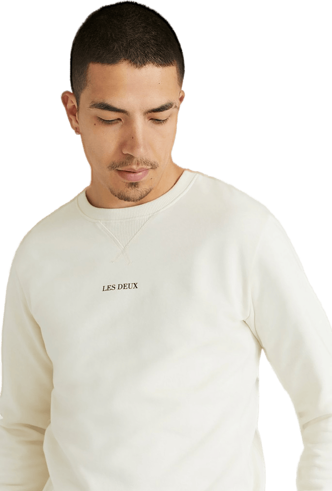 Lens Sweatshirt Ivory/black