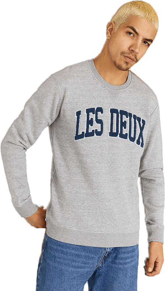 Crane Sweatshirt Light Grey Melange/china Blue