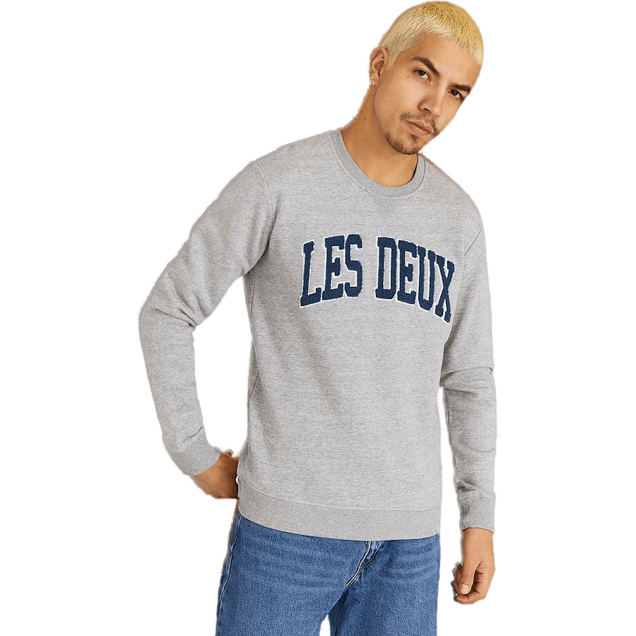 Crane Sweatshirt Light Grey Melange/china Blue