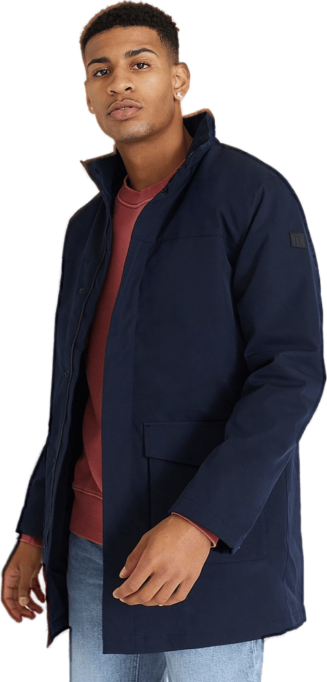 Seb Parka Coat Dark Navy - Bild 5
