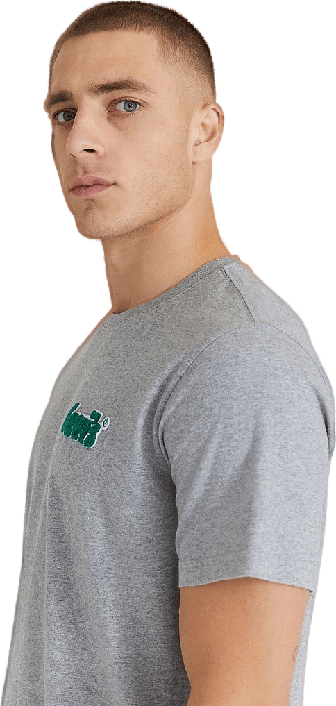 Ss Relaxed Fit Tee Poster Whit Ssnl Poste, Male, Klær, Tops, Grå, S