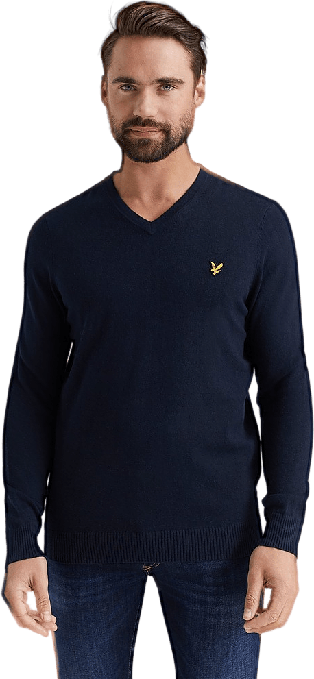 Lyle & Scott Cotton Merino V Neck Jumper - Bild 2