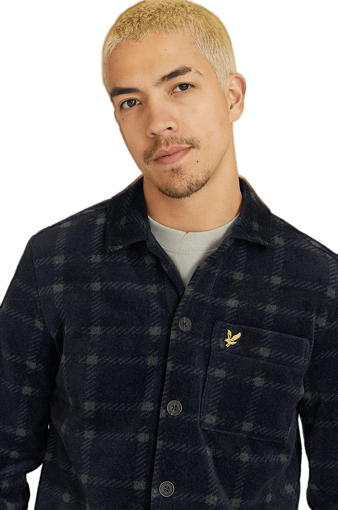 Fleece Overshirt Dark Navy