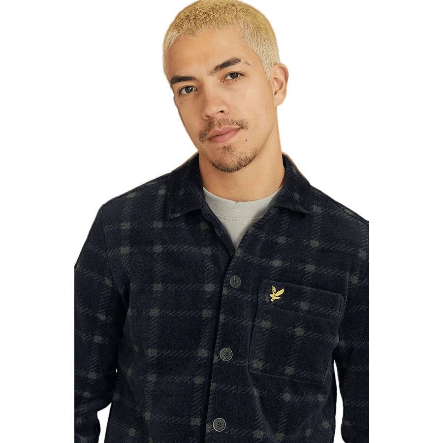 Fleece Overshirt Dark Navy