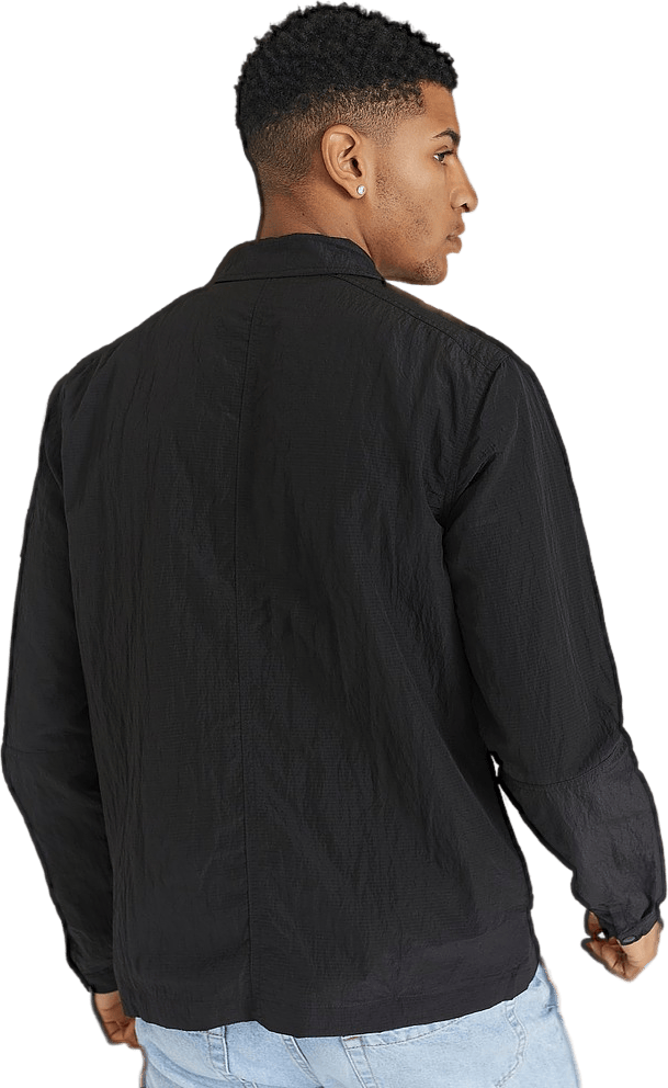Dual Zip Overshirt Jet Black - Bild 2