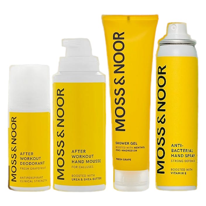 After Workout Collection Box, Male, varusteet, kauneus, Keltainen/Harmaa, ONESIZE