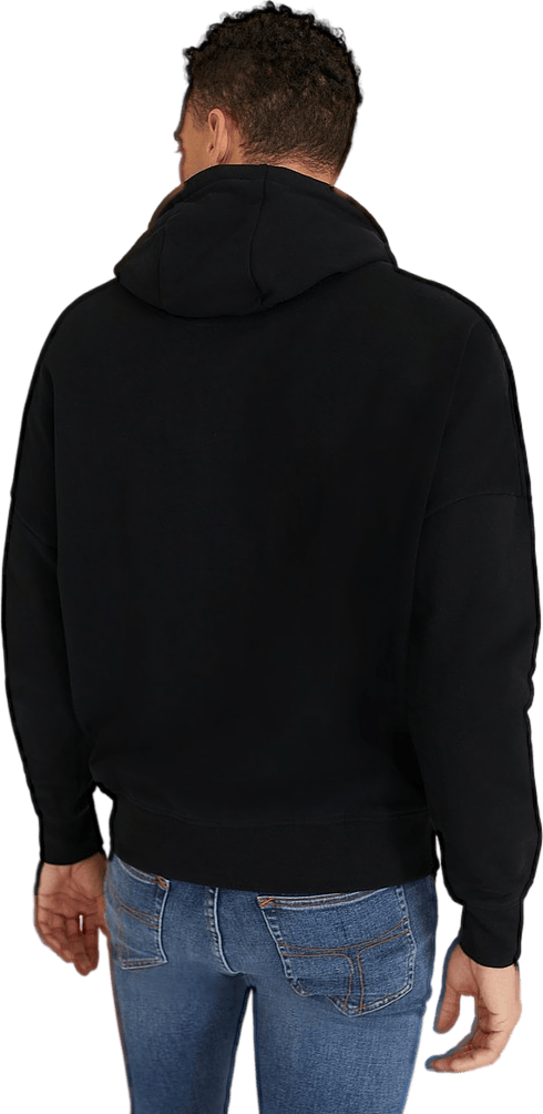 Drop Shoulder Relaxed Fit Hood Black & White - Bild 2