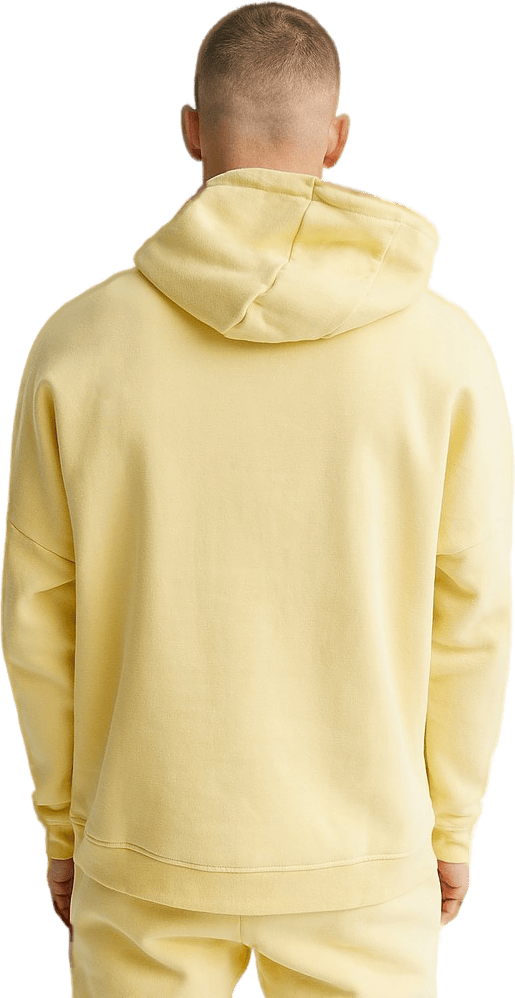 Overhead Drop Shoulder Hoodie, Male, Kläder, hoodies och sweatshirts, Gul, XS