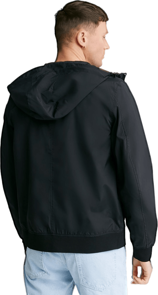 Zipped Jacket Hood Black - Bild 2