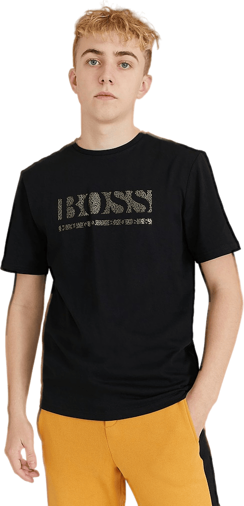 Boss Gold Logo Tee 09b Black