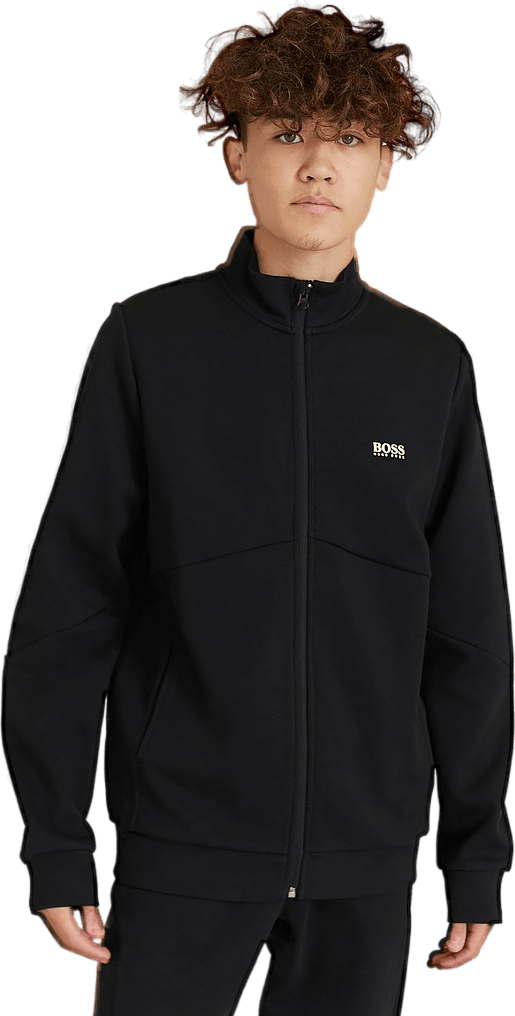 Zip Sweater Gold 09b Black