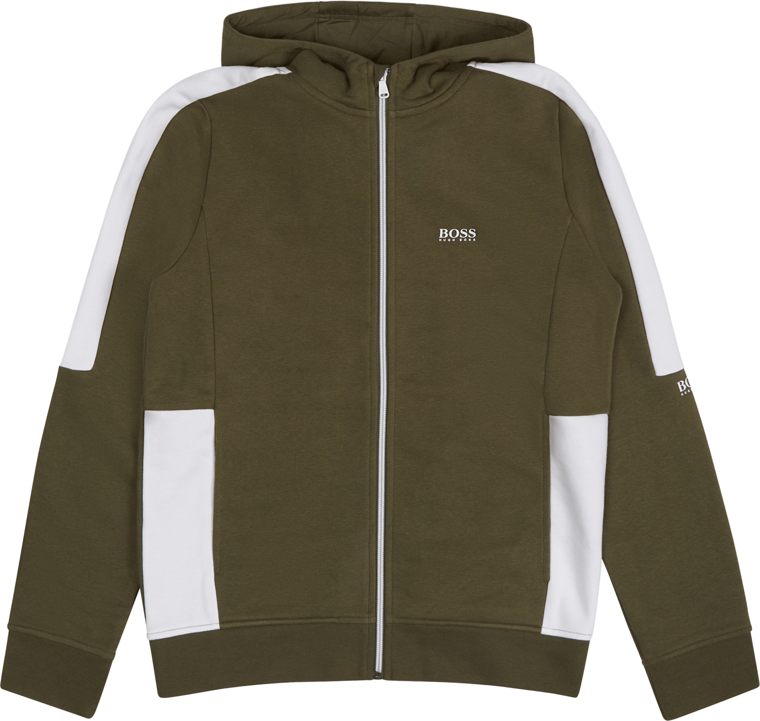 Hooded Cardigan Green