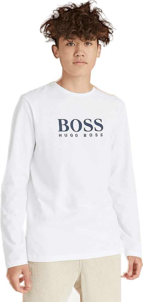Logo Ls T-shirt 10b White