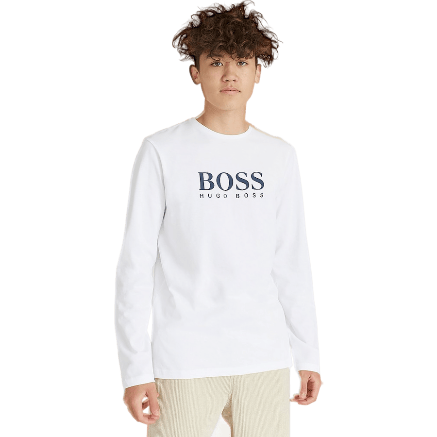 Logo Ls T-shirt 10b White