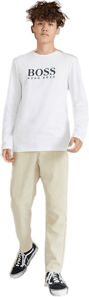 Logo Ls T-shirt 10b White - Bild 3