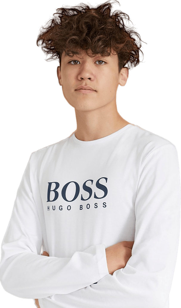 Logo Ls T-shirt 10b White - Bild 4